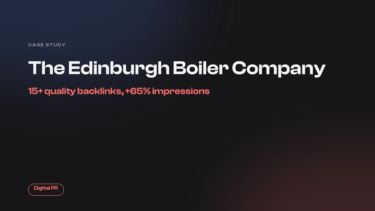 Edinburgh Boiler Company infographic submission campaign case study cover
