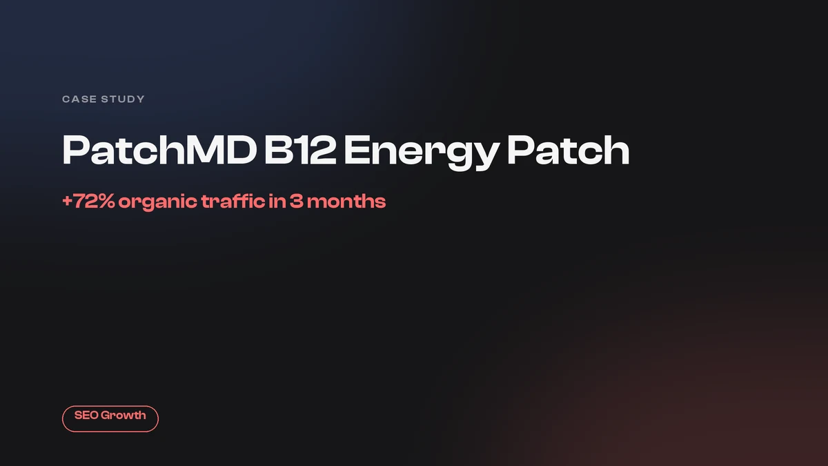 PatchMD B12 Energy Plus Patch case study cover